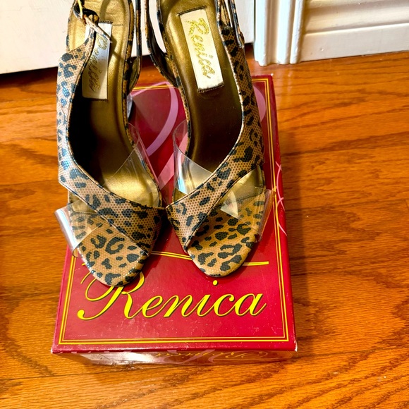RENICA “Tanya” LEOPARD SHOES - Picture 1 of 8